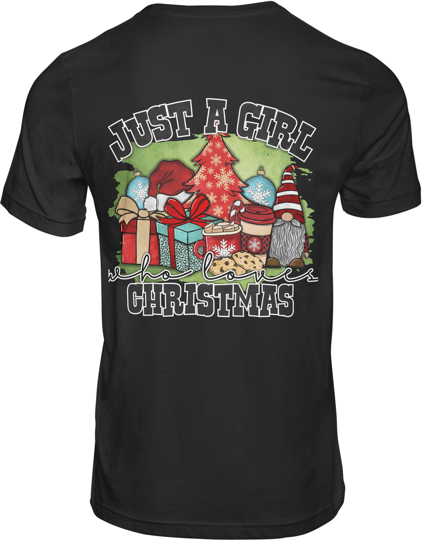 Just a Girl... Christmas T-Shirt