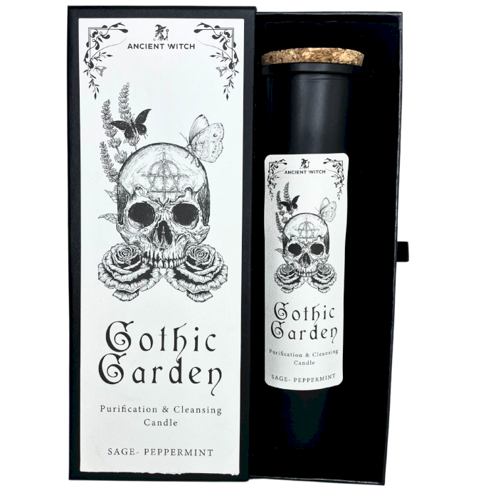 Uralte Hexen-Reinigungskerze - Gothic Garden