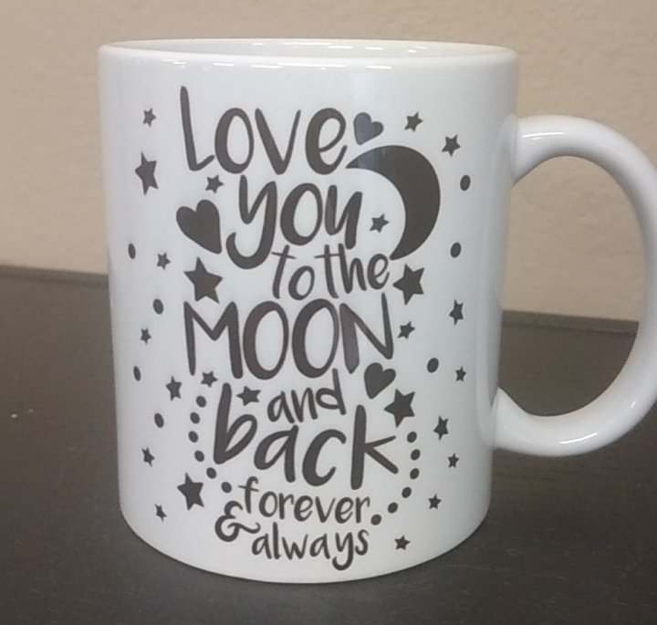 Tasse Liebe Mond Moon Love you Geschenk