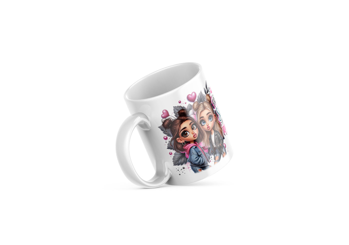 Einhorn Tasse Spruch - Beste Freundinnen