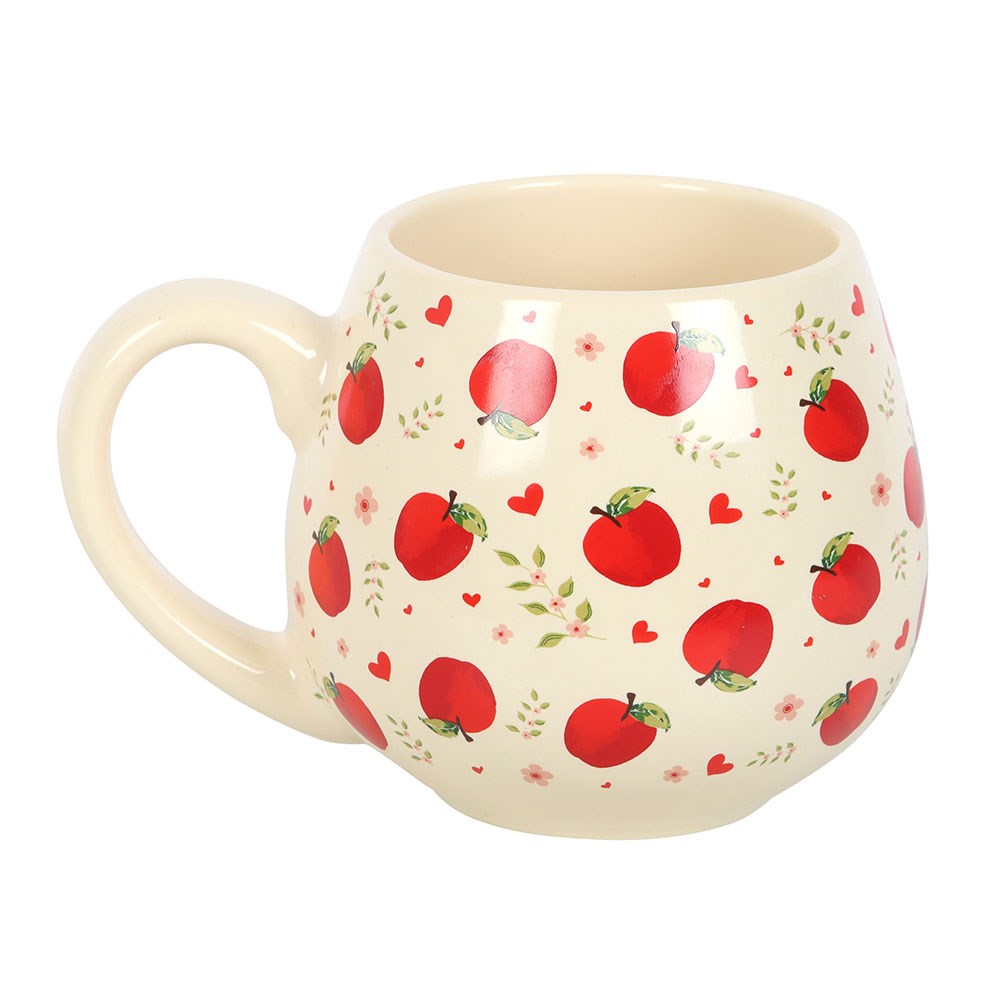Tasse mit Apfeldruck