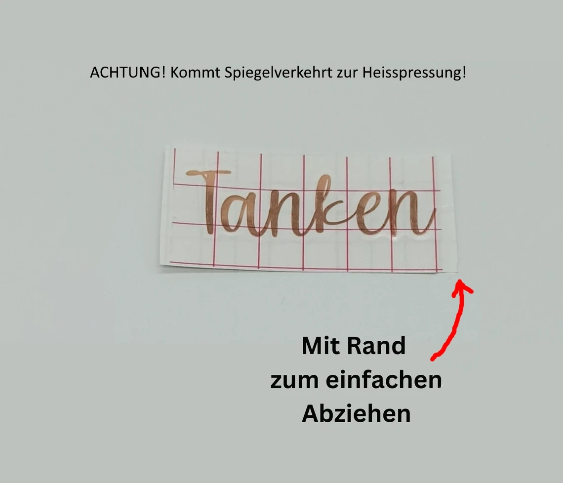 Hitzeübertragbare Vinylbeschriftungen personalisiert individuell für Budgetbinder, Ordner, Beschriftungen aller Art