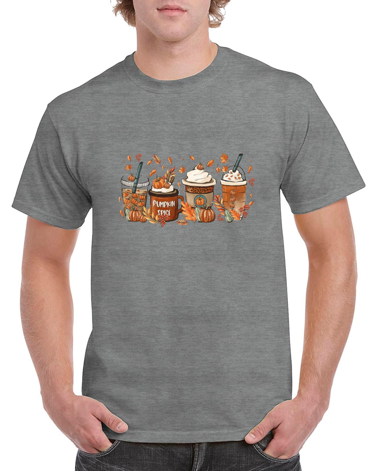 T-Shirt Herbst Autumn Kaffee Coffee Geschenk Kleidung