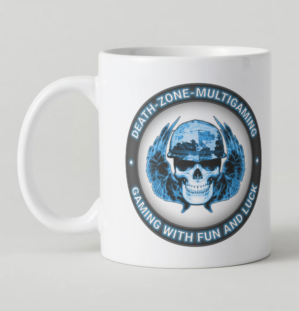 DZMG Merch Tasse mit Logo