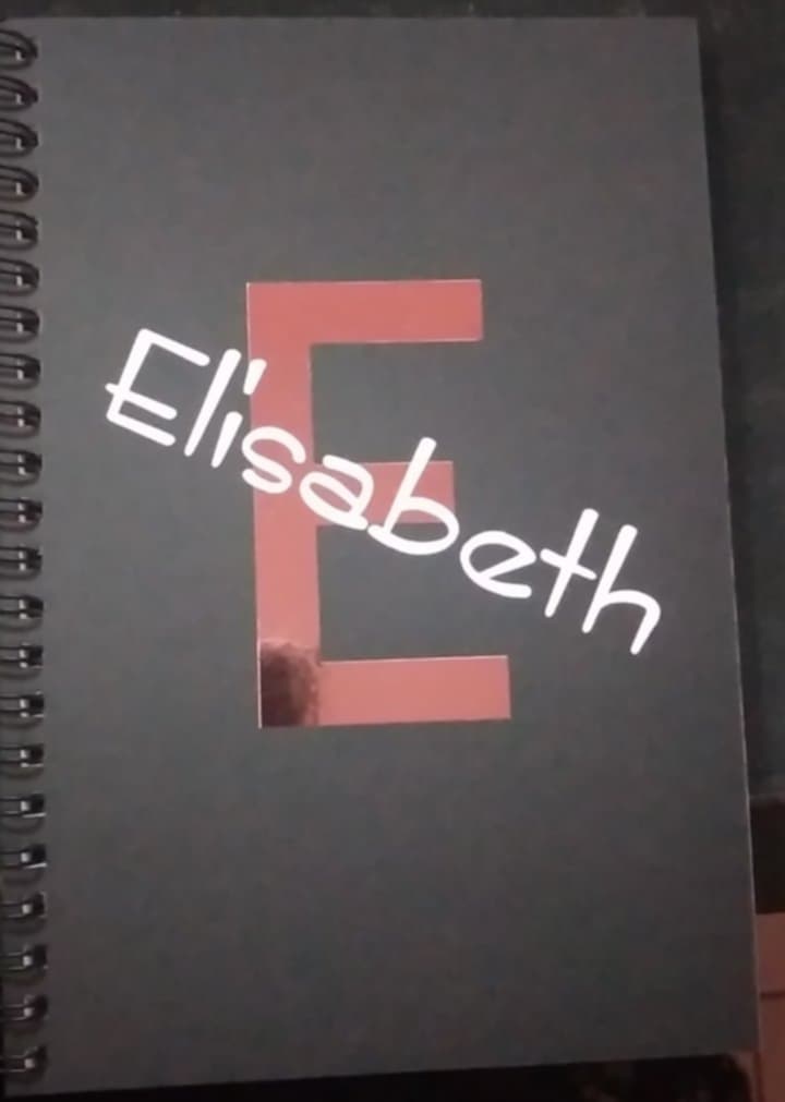 Notizbuch schwarz personalisiert