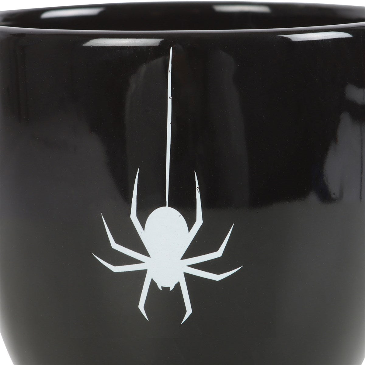 Schwarze Spinnen Tasse