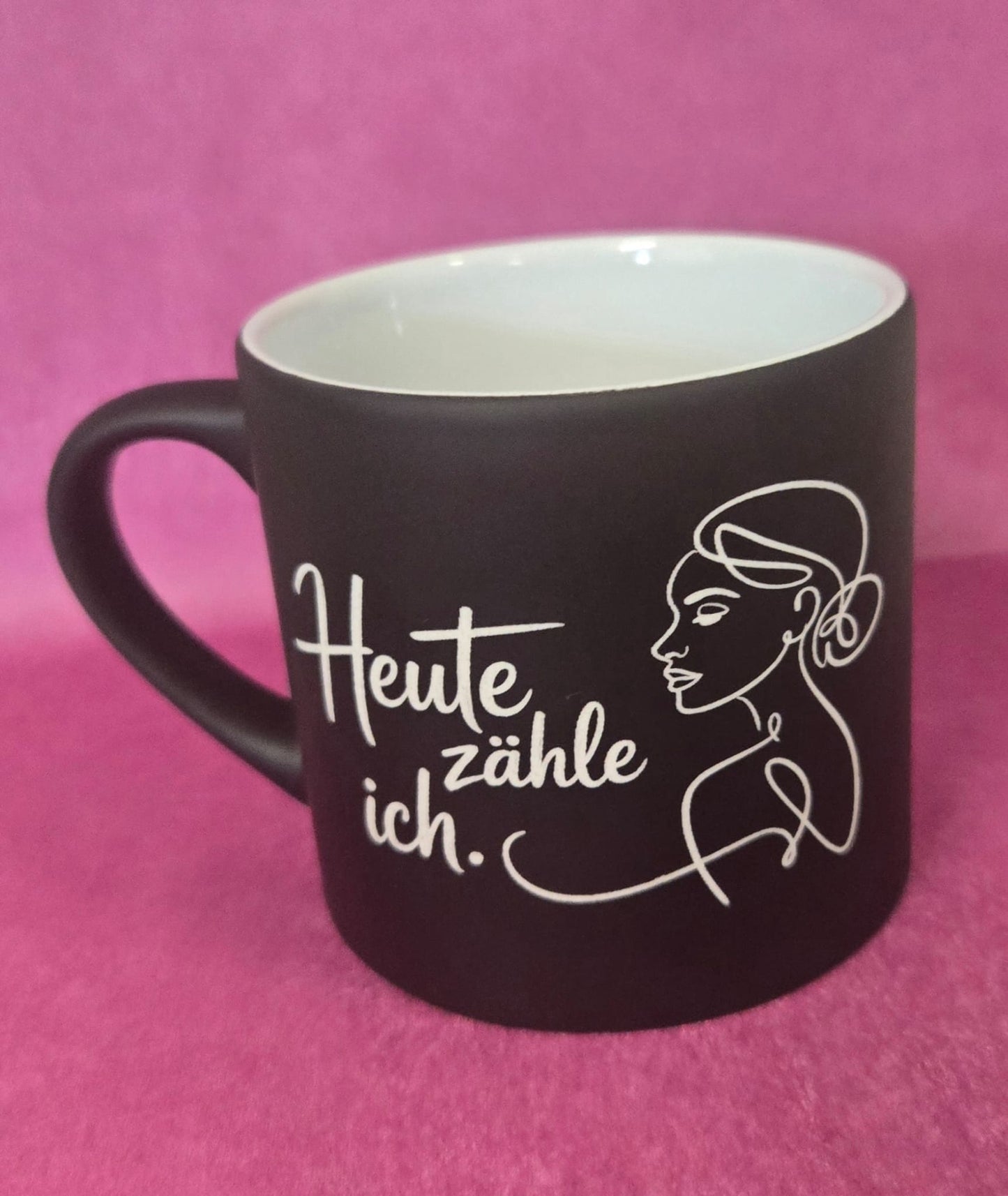 Selbstliebe Tasse 180 ml – Heute zähle ich – Kleine Keramiktasse – Geschenk für Frauen