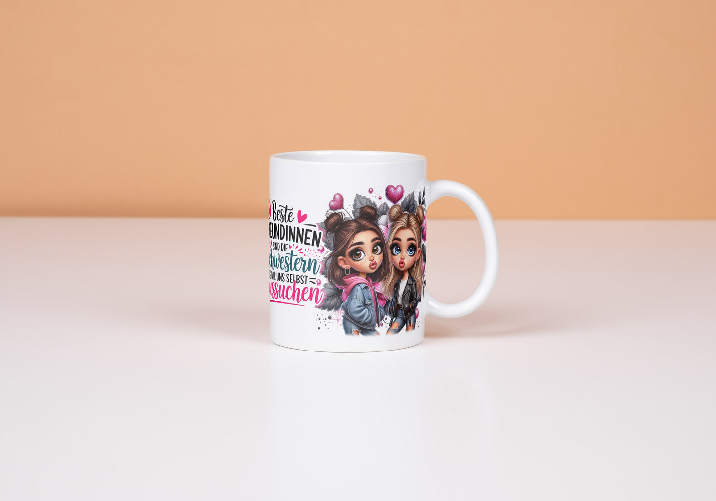 Einhorn Tasse Spruch - Beste Freundinnen