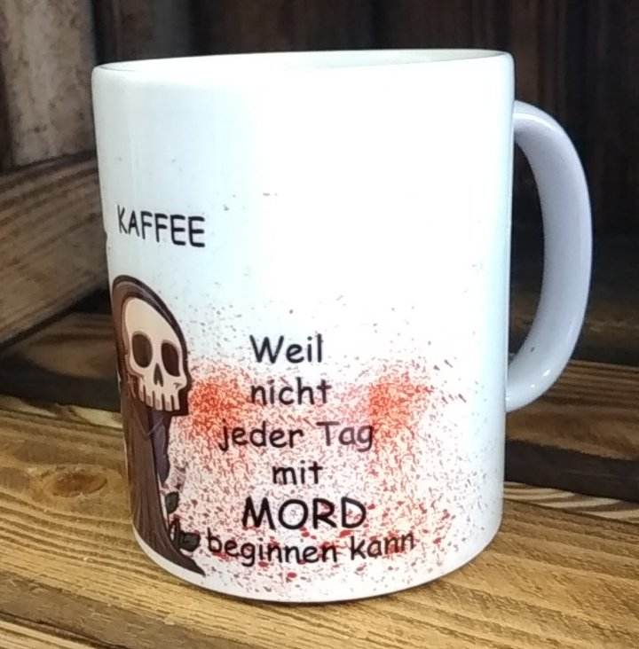 Sensemann Morgenmuffel Kaffee Tasse Mug