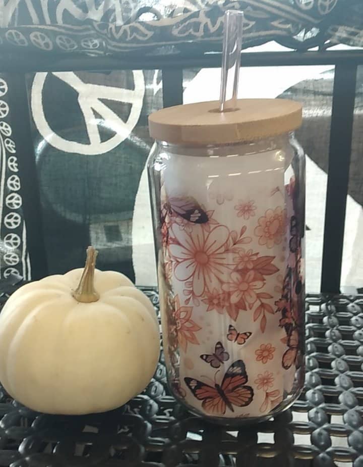 Libby Can Glas Boys of Fall Schmetterlinge Geschenk Halloween