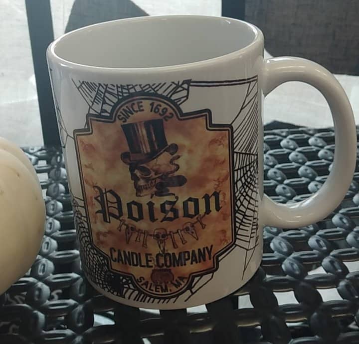 Tasse Mug Poison Spinnenweben Geschenk Halloween