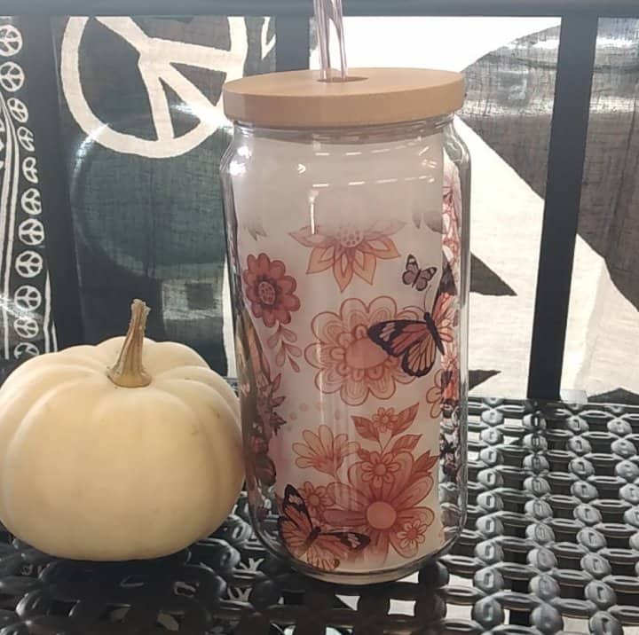 Libby Can Glas Boys of Fall Schmetterlinge Geschenk Halloween