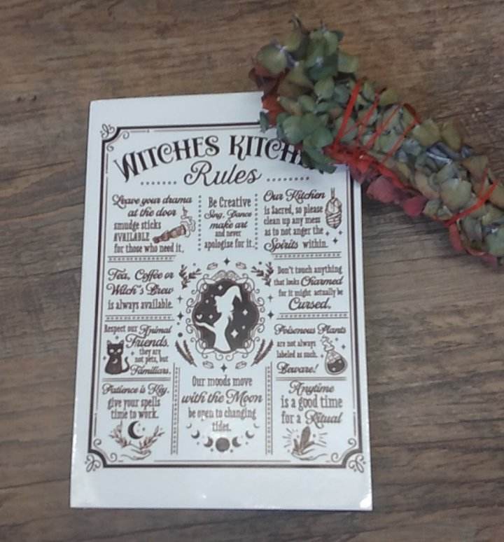 Notizbuch A6 Witch Hexe Kitchen Rules Küchenregeln Geschenk