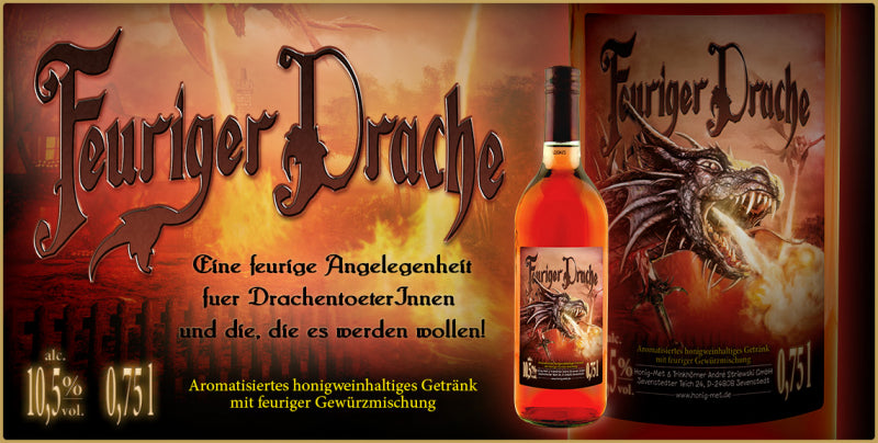 Feuriger Drache