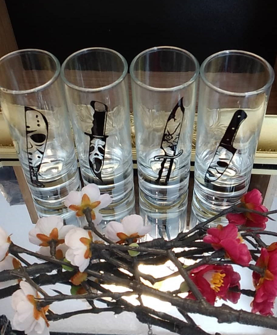 Horror Schnapsglas Serienkiller
