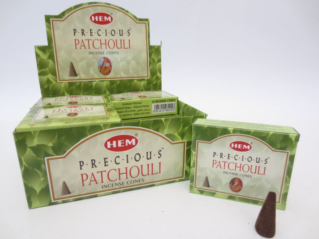 HEM Räucherkegel - Patchouli 10 Räucherkegel