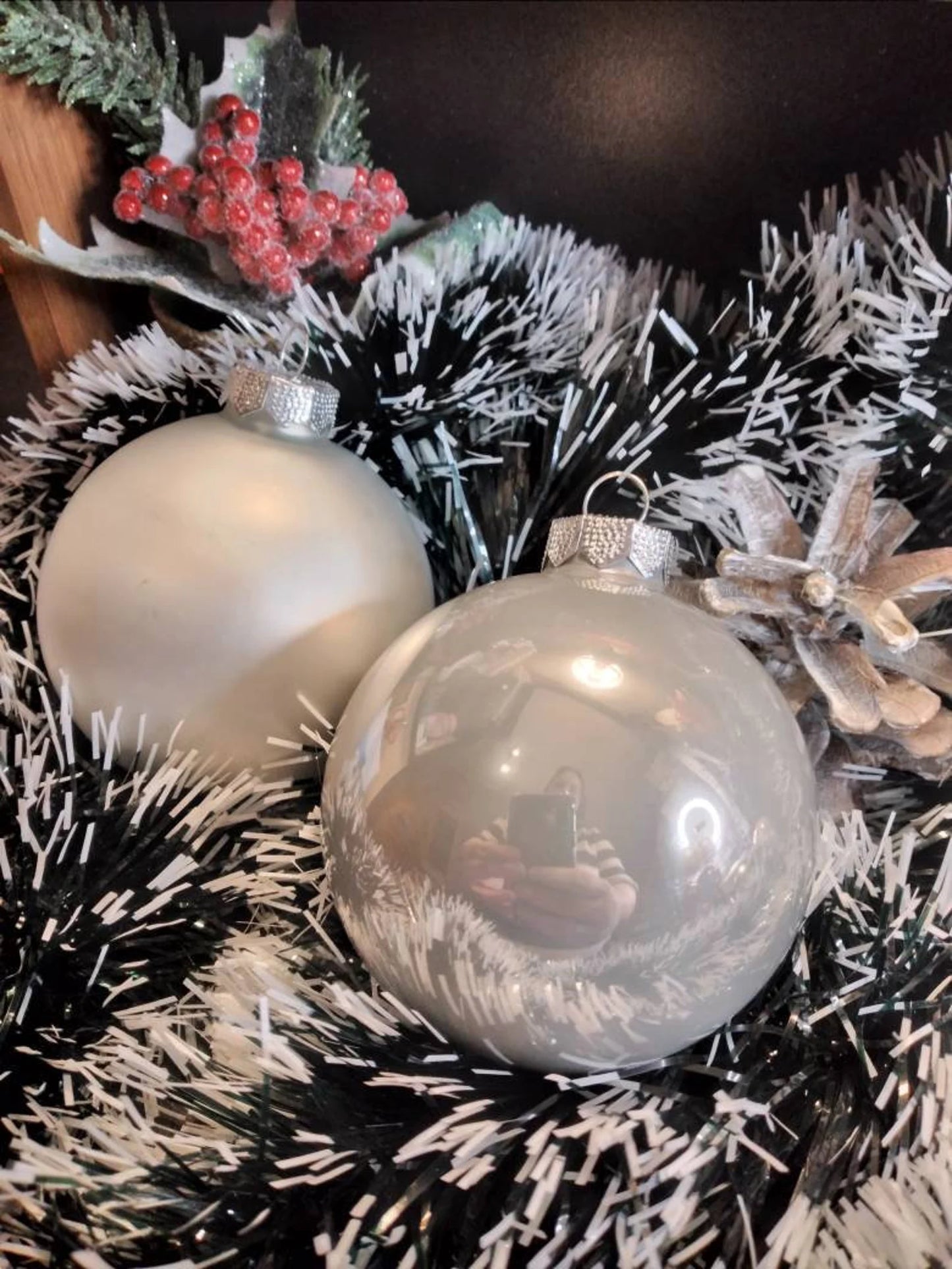 Weihnachtskugel personalisiert Name Geschenk Weihnachtsbaum