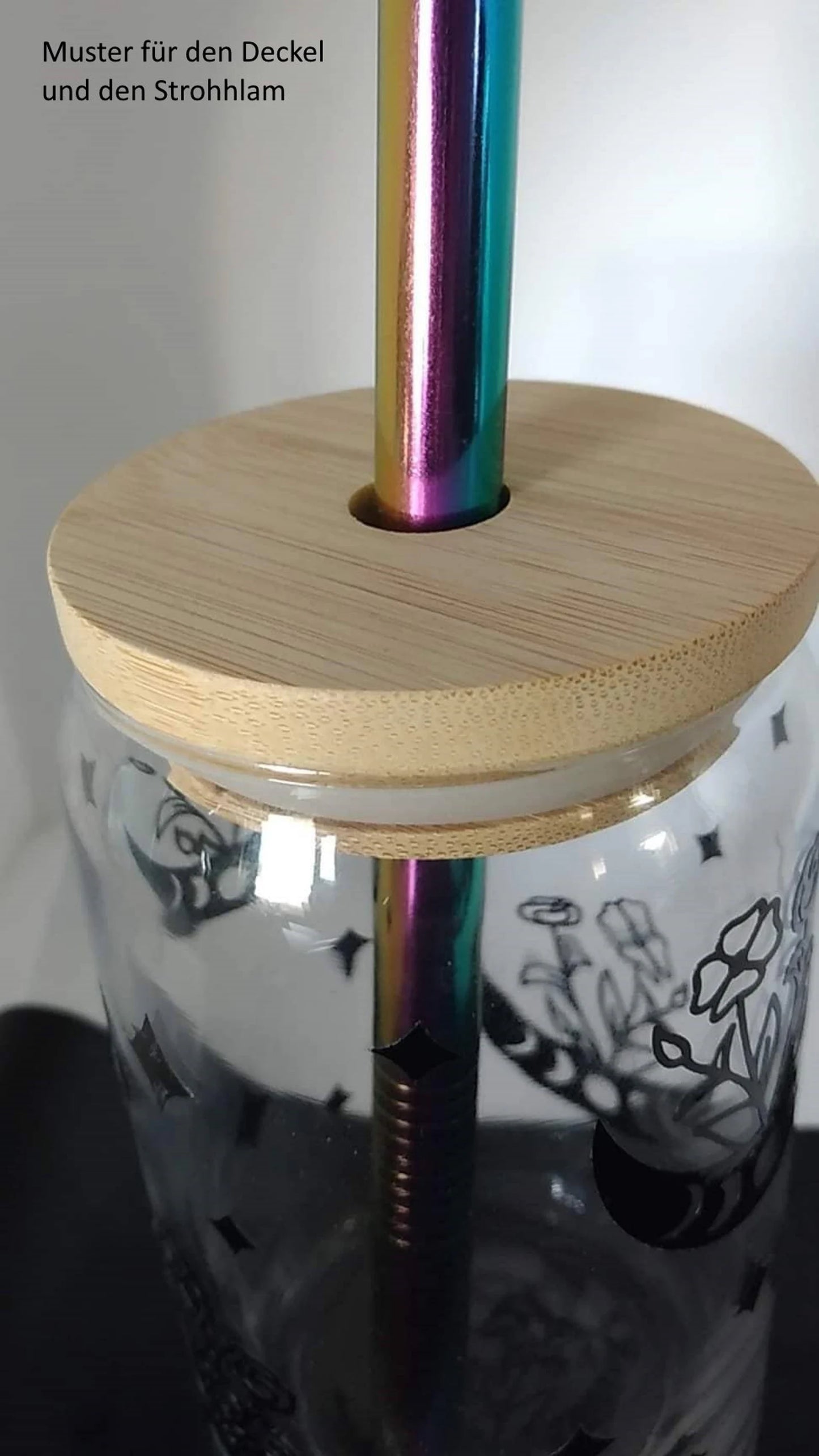 Can Libby Dosenglas mit Motiv Halbmond