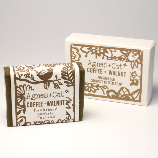 Handgemachte Seife - Kaffee & Walnuss