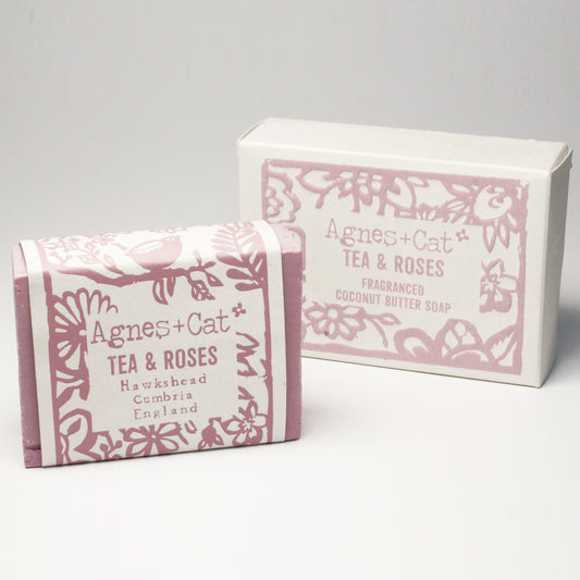 Handgemachte Seife - Tee & Rosen