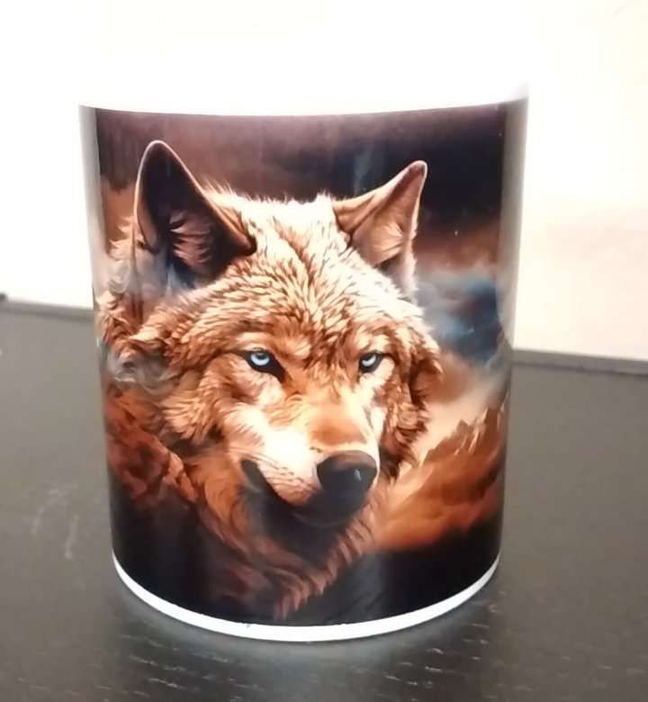 Tasse Mug Geschenk Wolf Mystic Magie Tier