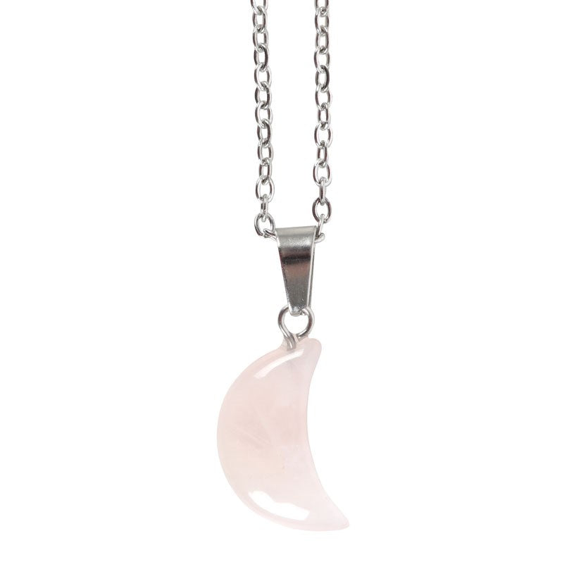 Magische Kristall Mond Kette (verschiedene Kristalle)