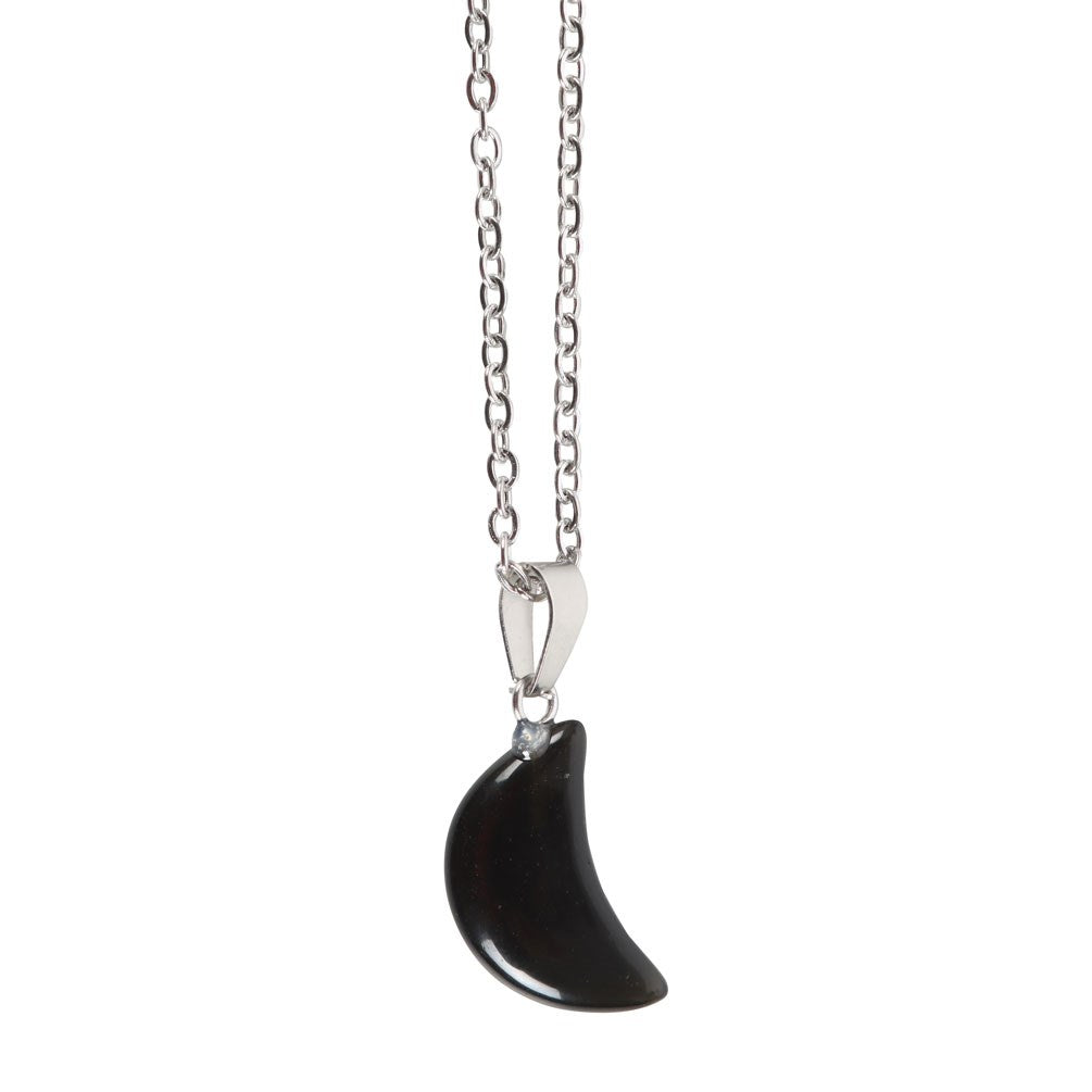 Magische Kristall Mond Kette (verschiedene Kristalle)
