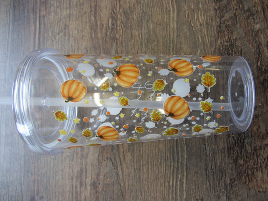 Trinkbecher Autumn Pumpkin Blätter