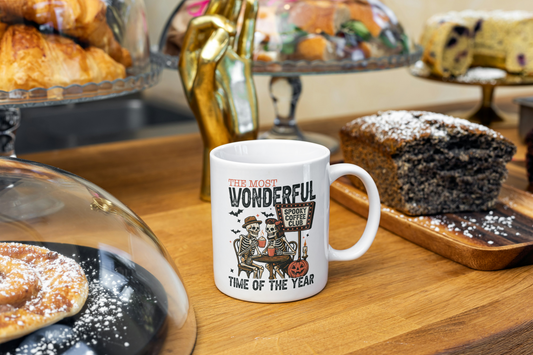 Tasse Herbst Autumn Wonderfultime Halloween Tee Kaffee Mug Geschenk