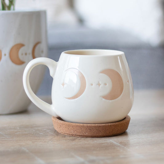 Mond Phasen Kessel Tasse