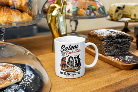 Tasse Herbst Autumn Salem Bookstore Tee Kaffee Mug Geschenk