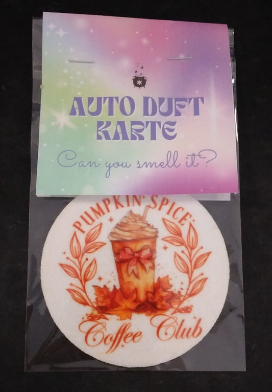 Auto Duft Karte