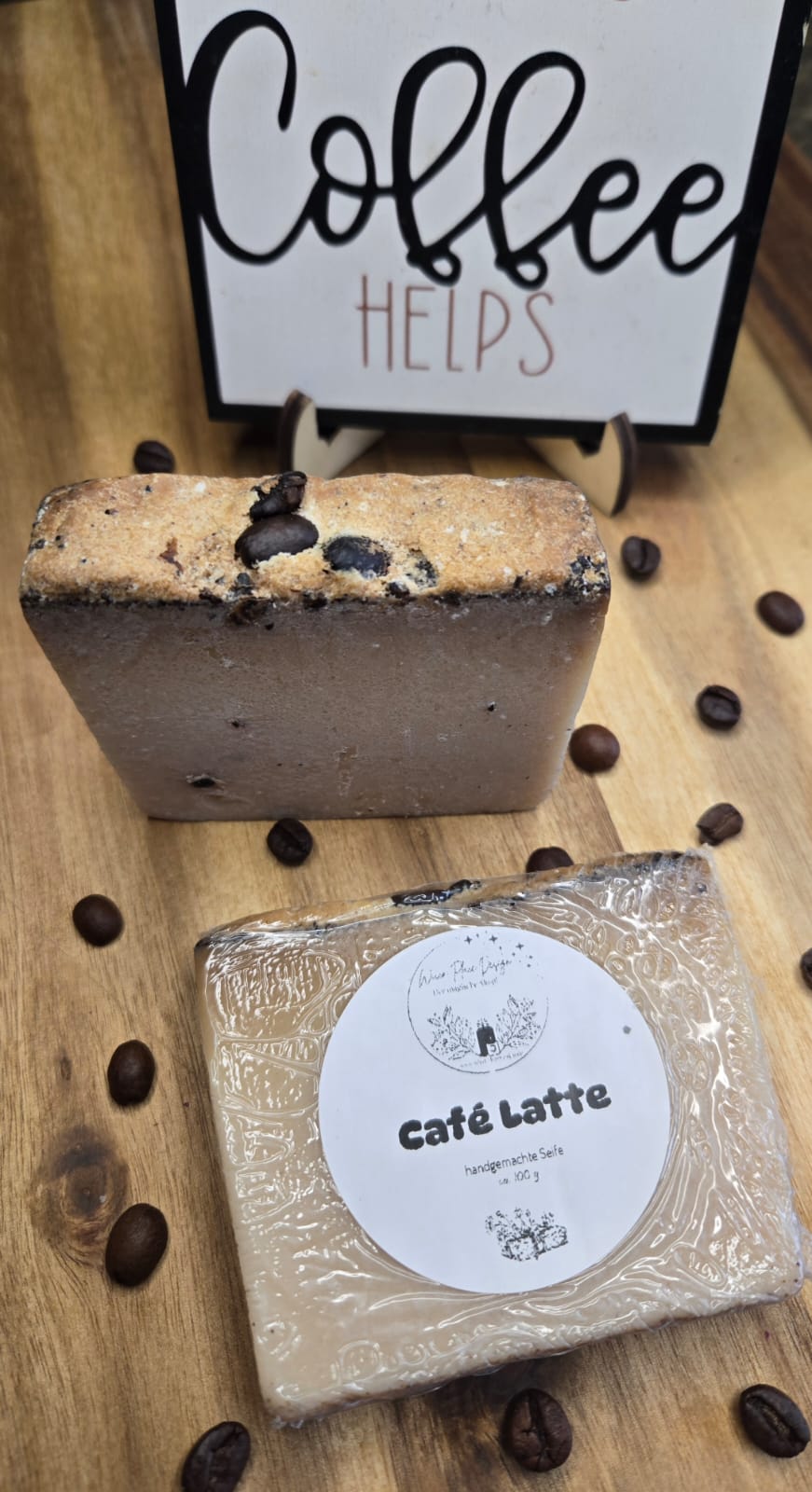 Handgemachtes Seifenstück - Café Latte