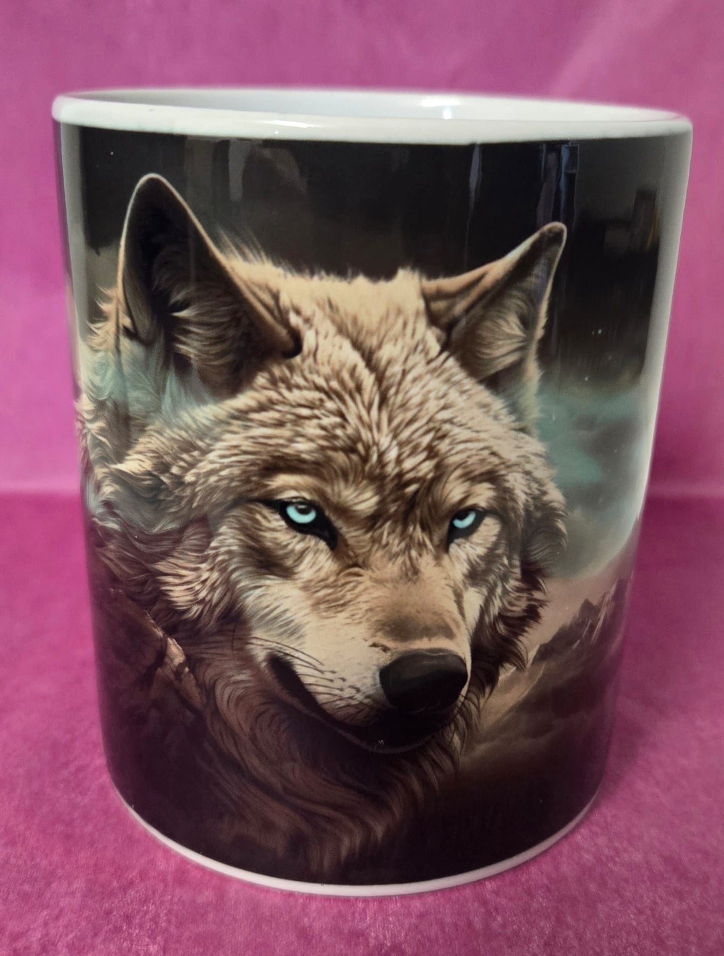 Tasse Mug Geschenk Wolf Mystic Magie Tier