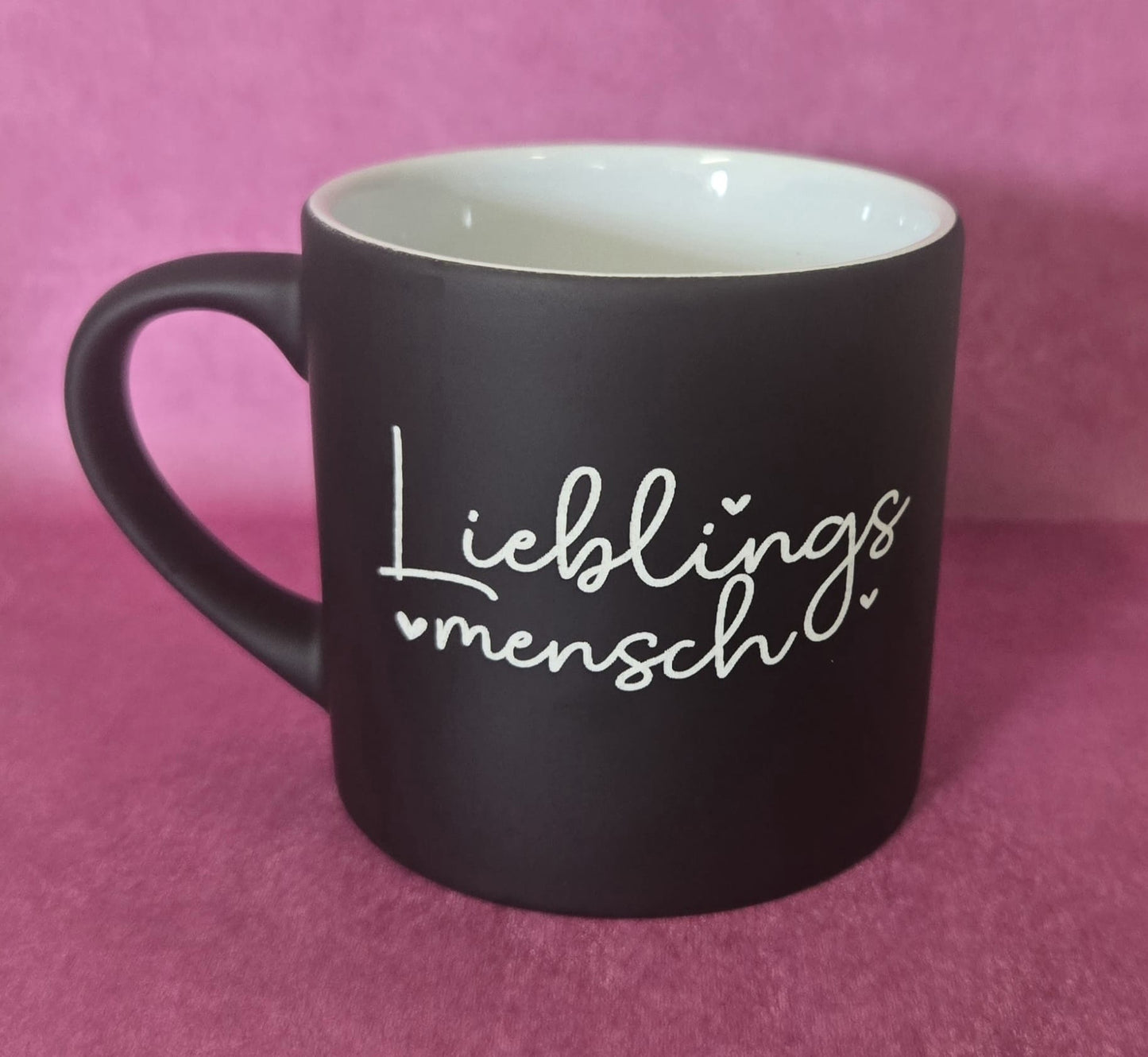 Lieblingsmensch Tasse 180 ml – Kleine Keramiktasse – Geschenk für Freundin, Partner oder Herzensmensch