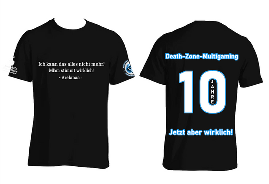 10 Jahre Jubiläums T-Shirt Specialpreis-Specialshirt! DZMG Merch