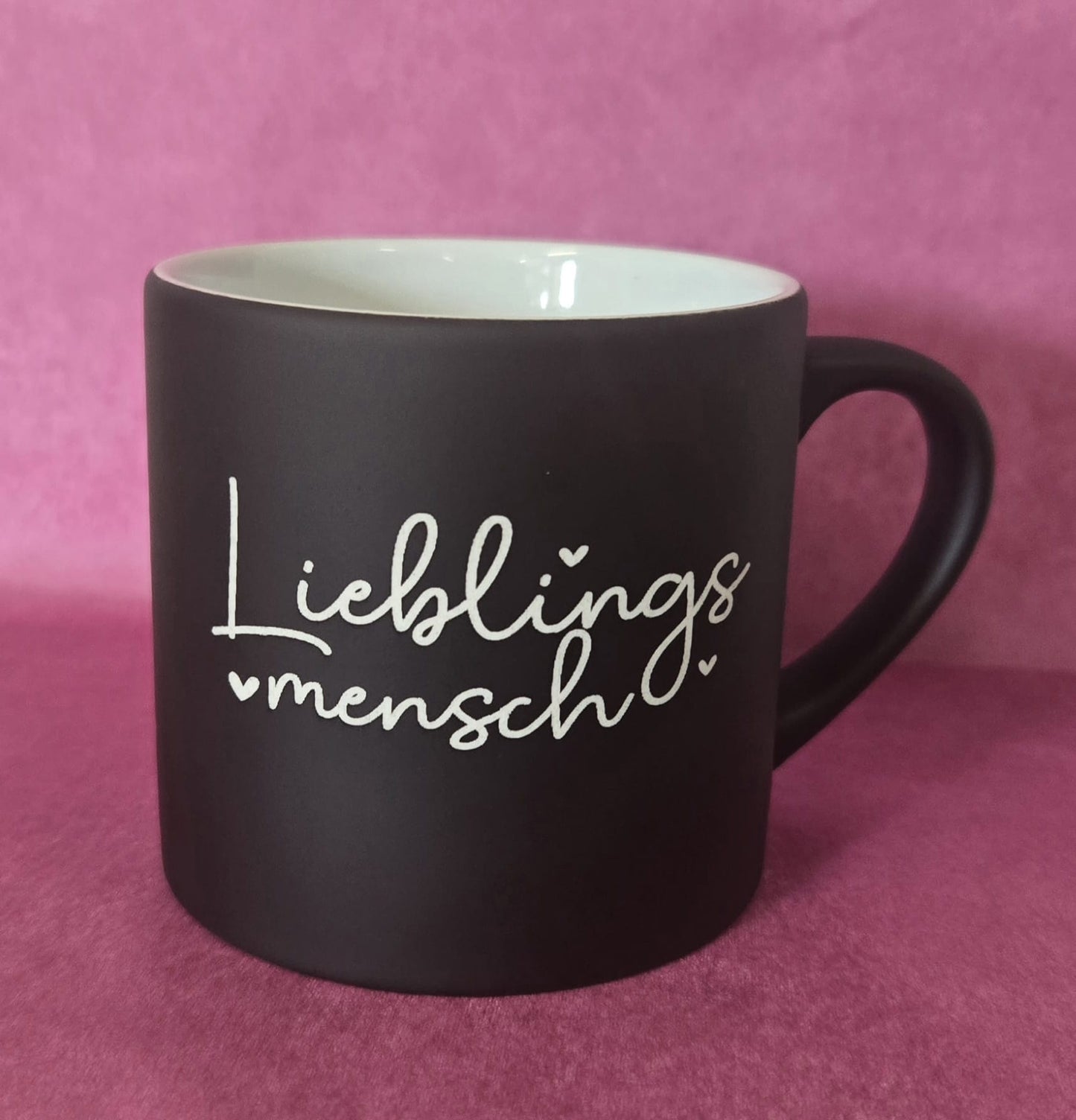 Lieblingsmensch Tasse 180 ml – Kleine Keramiktasse – Geschenk für Freundin, Partner oder Herzensmensch