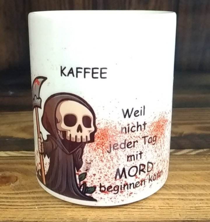 Sensemann Morgenmuffel Kaffee Tasse Mug