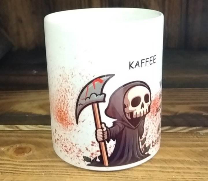 Sensemann Morgenmuffel Kaffee Tasse Mug
