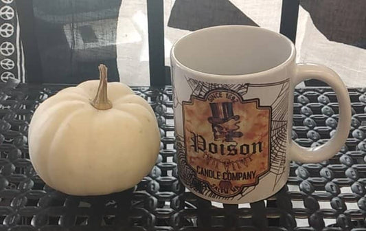 Tasse Mug Poison Spinnenweben Geschenk Halloween