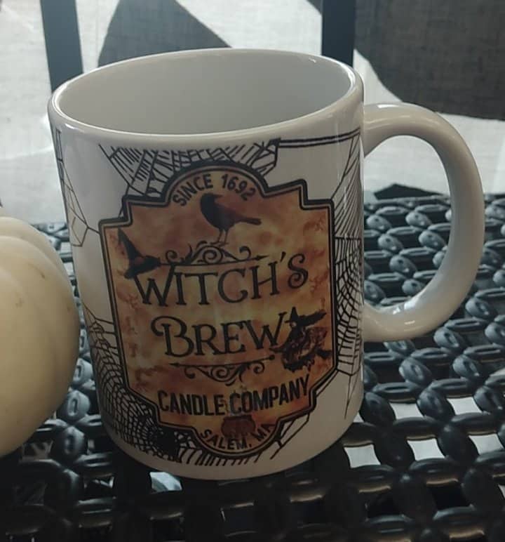 Tasse Mug Witches Brew Spinnenweben Geschenk Halloween