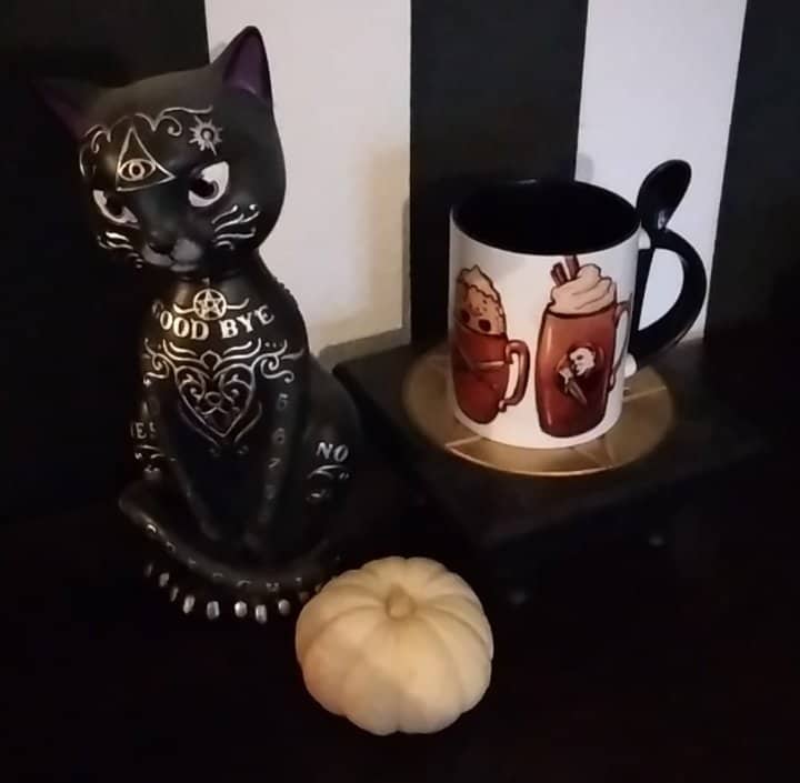 Tasse Herbst Serienkiller Halloween Getränke