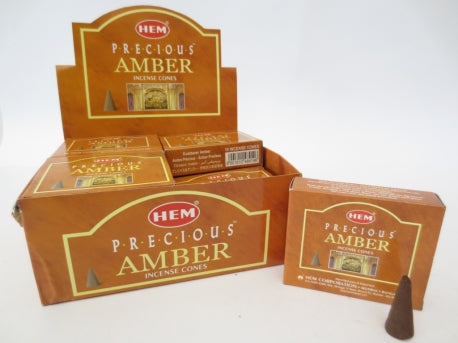 HEM Räucherkegel - Amber 10 Räucherkegel