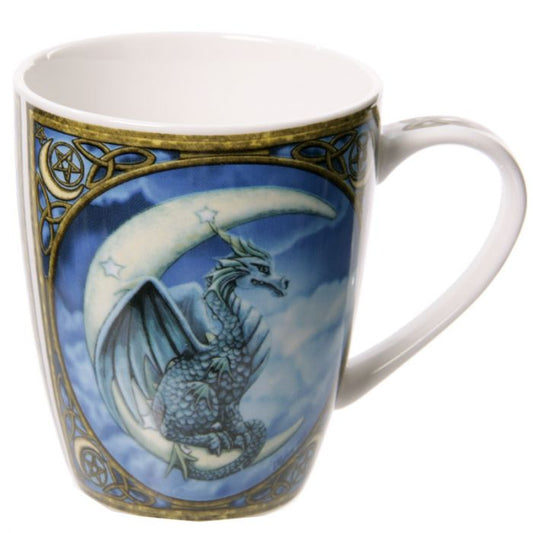 Lisa Parker Tasse - Drache Tasse Mond blau