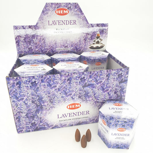 HEM Rückflusskegel - Lavendel 40 Räucherkegel