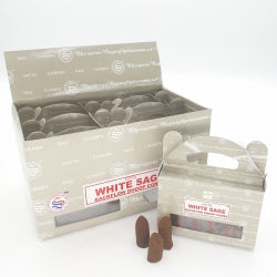 SATYA Rückflusskegel White Sage 24 Stück